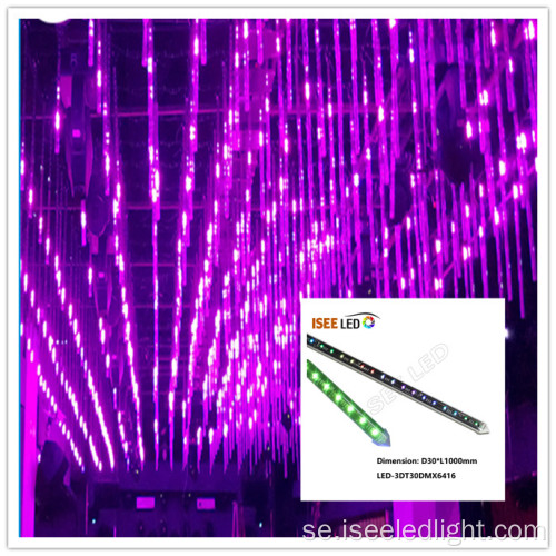 DMX ledde pixel 3D-rör 1 meter